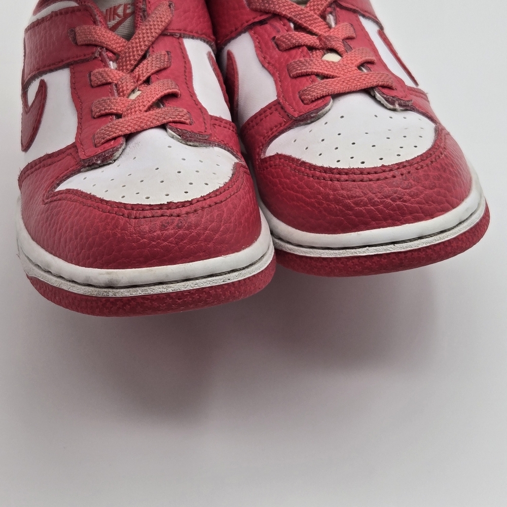 Nike Dunk Low Archaeo Reddish Pink White Unisex Toddler Size 10C DC9562-111 - Picture 5 of 14